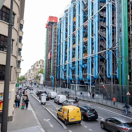 Marais, Rue Beaubourg - 6 Places Apartament *